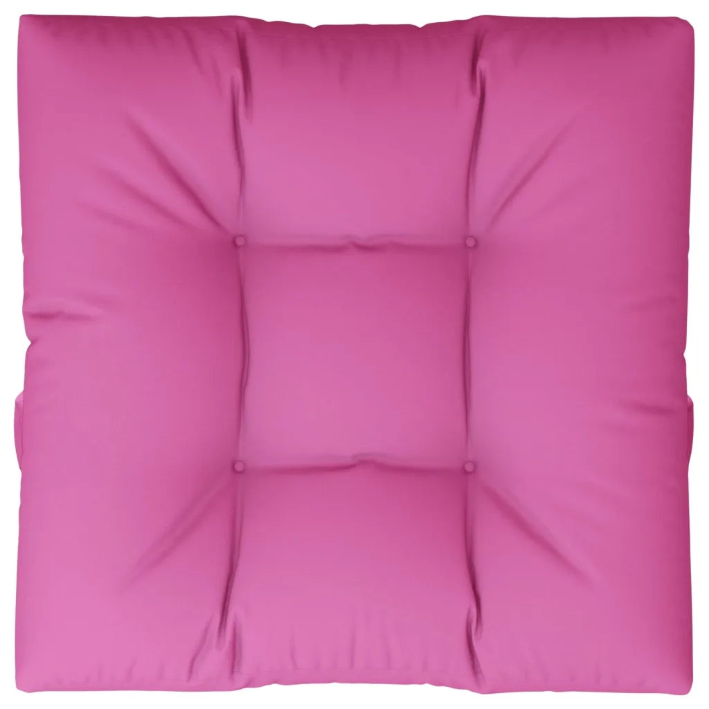 Cuscino per Pallet Rosa 70x70x12 cm in Tessuto 360489