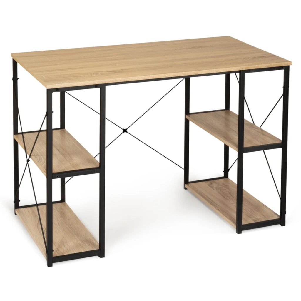 IDMarket - Scrivania doppia DETROIT di design industriale