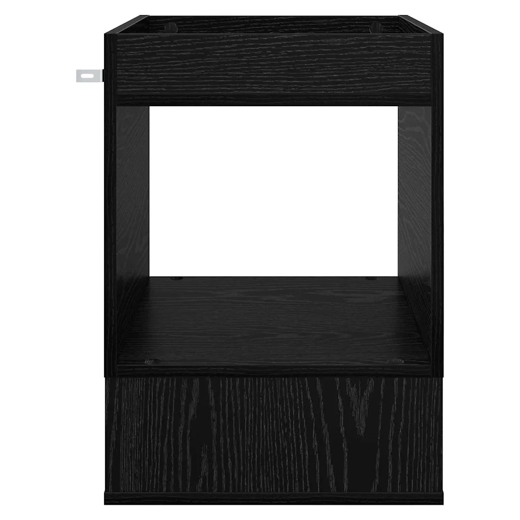 Tavolino 2 pz Rovere Nero 40 x 40 x 56 cm Legno ingegnerizzato 890947