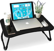 Tavolo da Caffè e Supporto per Laptop Reclinabile per Letto - Tavolo Multifunzione (60x40x26 cm)