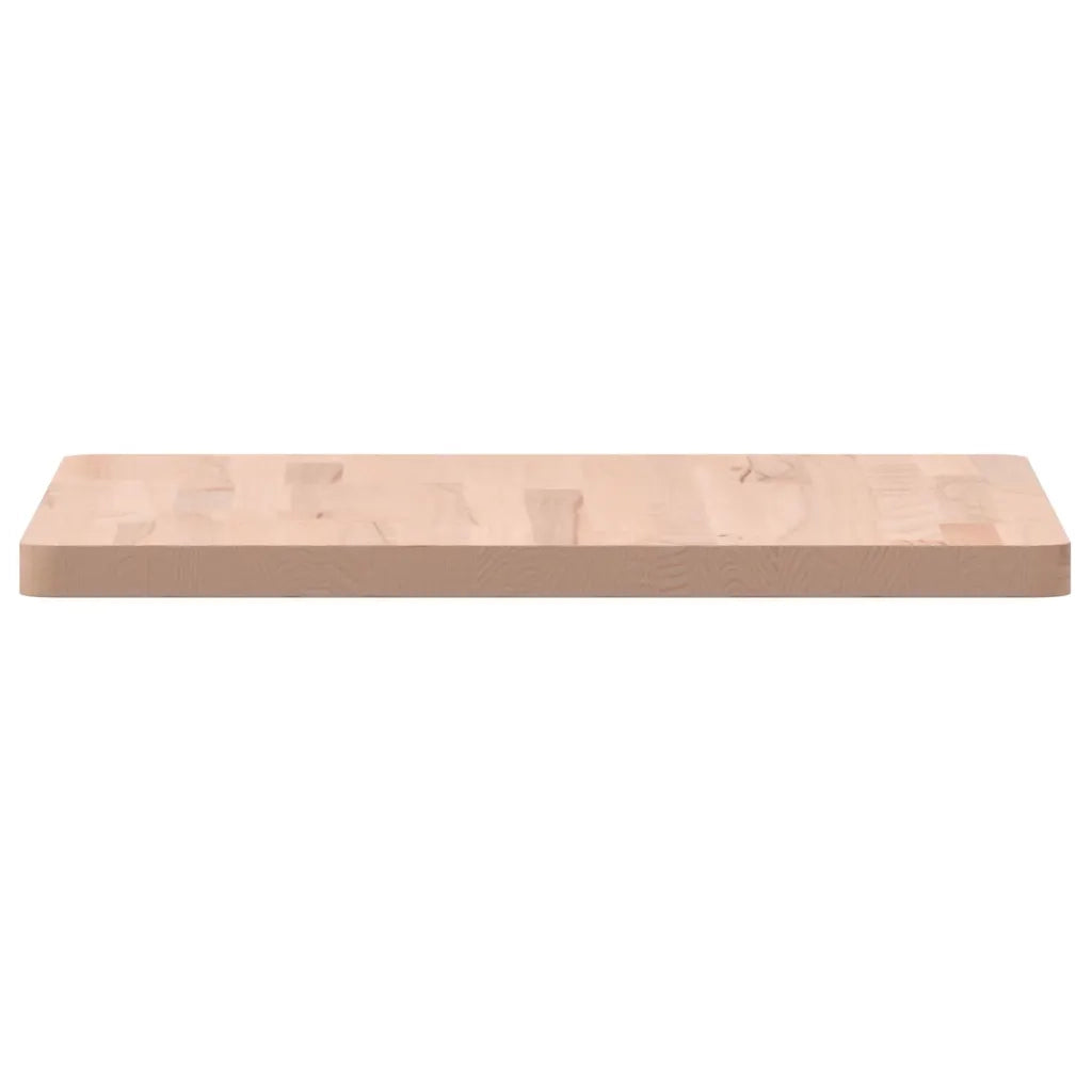 Piano per Tavolo 50x50x2,5 cm Quadrato Legno Massello di Faggio