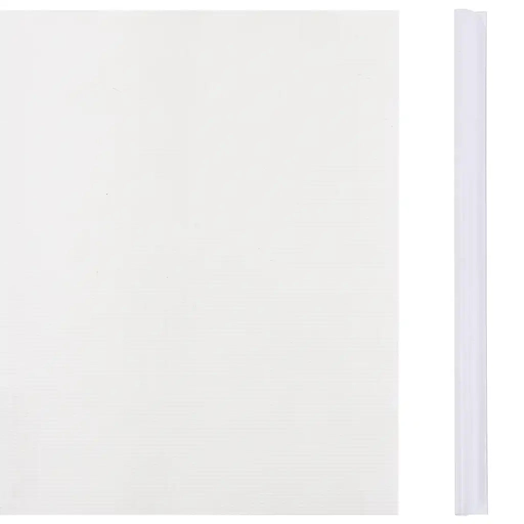 Recinzione Frangivento da Giardino PVC 35x0,19 m Bianco