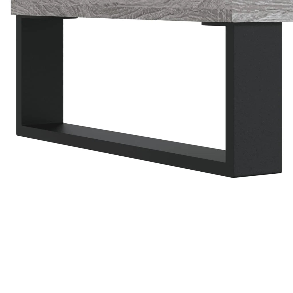 Scrivania Sonoma postazione computer mobile per computer scrivania da studio 140 x 50 x 75 cm legno ingegnerizzato grigio 02_0023954