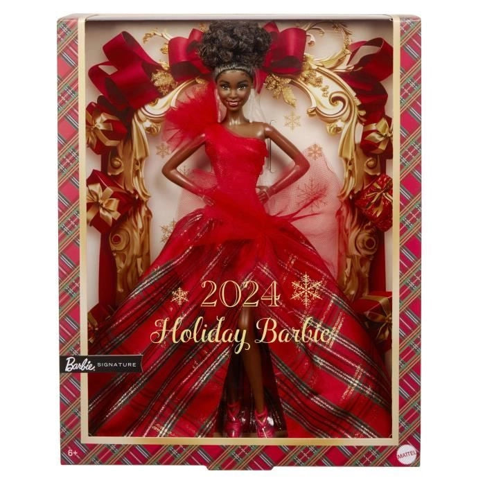 BARBIE Marrone Merry Christmas Doll HRM62