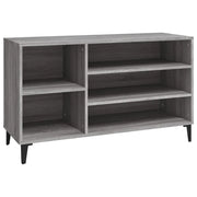 Scarpiera | Mobile per scarpe Grigio Sonoma 102x36x60 cm in Legno Multistrato