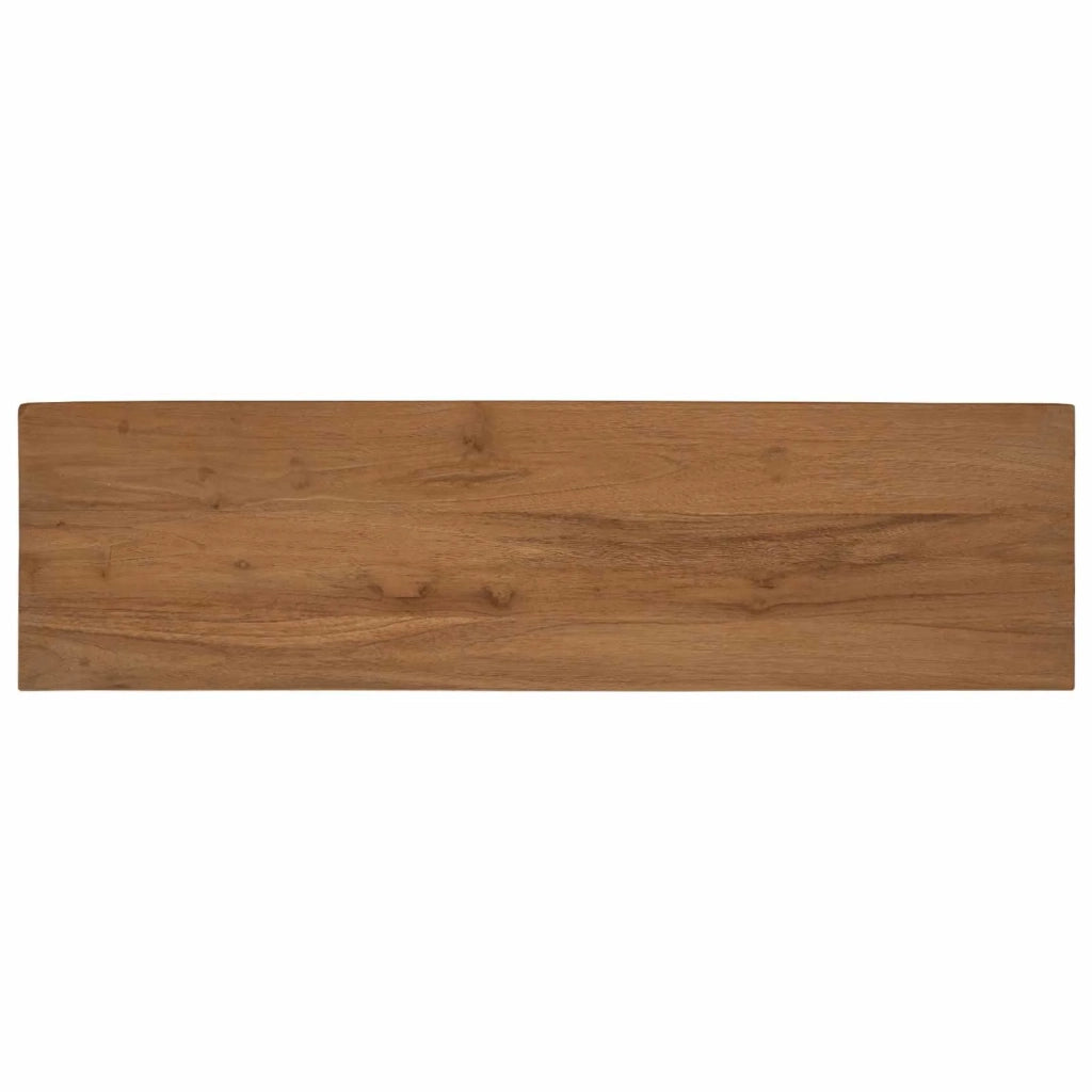 Mobile TV 110 x 30 x 35 cm Naturale Legno di teak solido 42024265