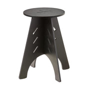 Tavolino Basso Da Salotto Tavolino Laterale Tavolino Da Soggiorno Nero Φ30.5x54.5cm HFBT01-SCH