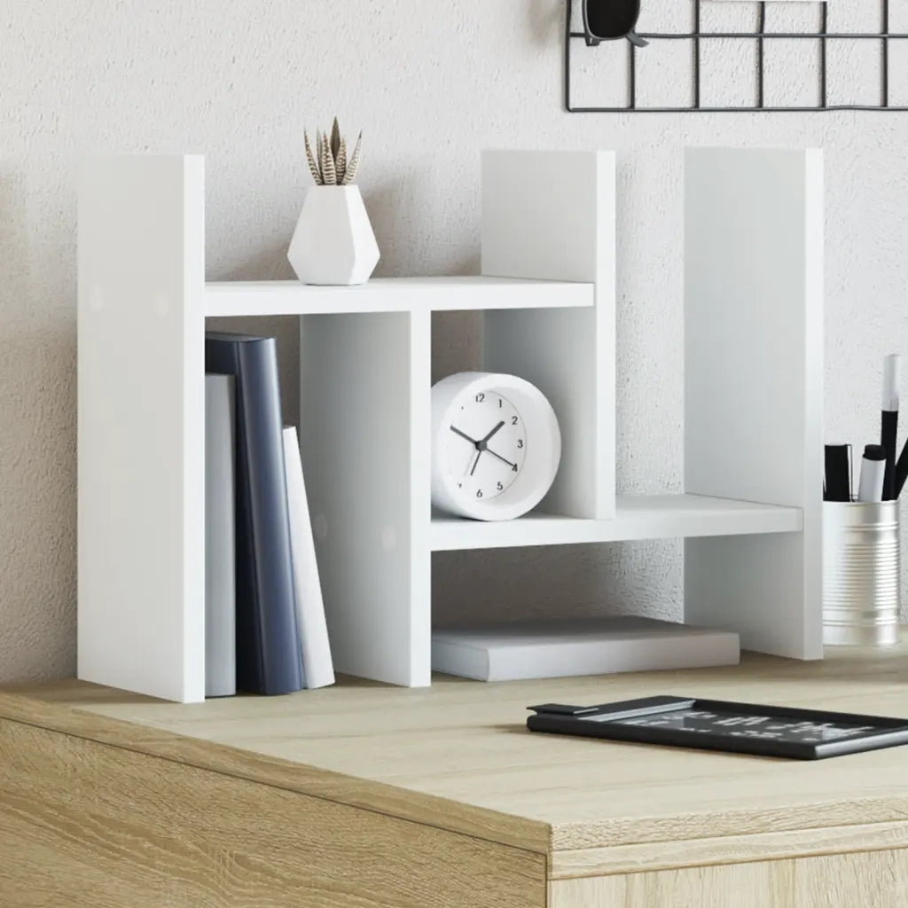Organizer Scrivania Bianco 34,5x15,5x35,5 cm Legno Multistrato CFW7329012