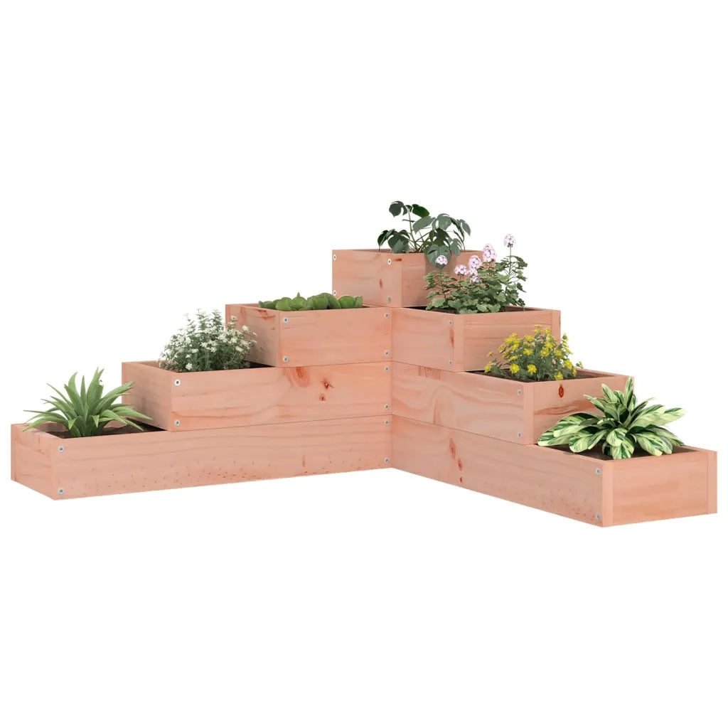 Fioriera Giardino 4 Ripiani 80,5x79x36cm Legno Massello Douglas 825322