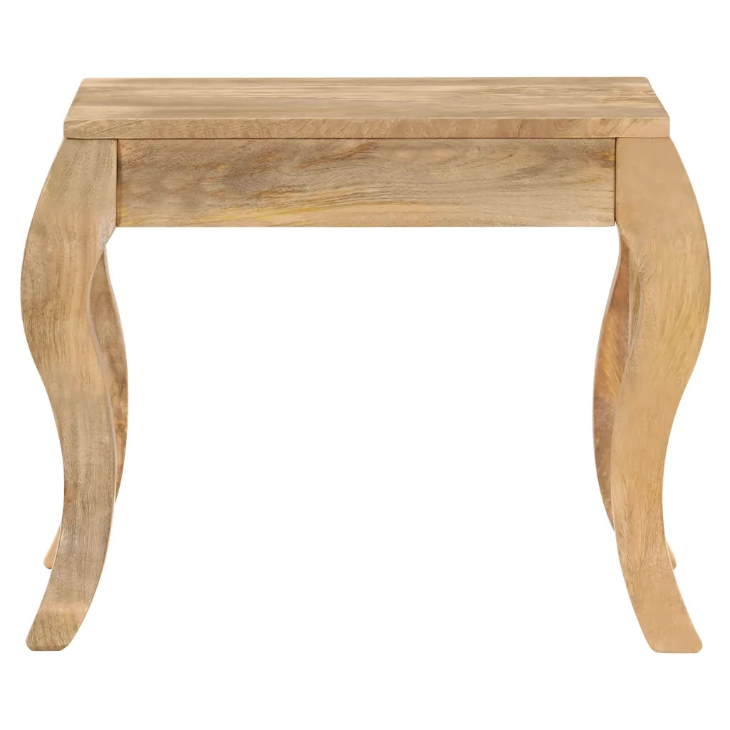 Tavolino da Salotto-Tavolino da soggiorno-Tavolo in Legno Massello di Mango 45x45x40cm