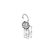 SUPPORTO IN ALLUMINIO, CON MOLLA, PER ERA M SH. NICE 535.10097 AUTOMAZIONE NUOVO