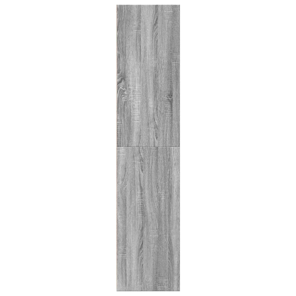 vidaXL Credenza Grigio Sonoma 30x41x185 cm in Legno Multistrato