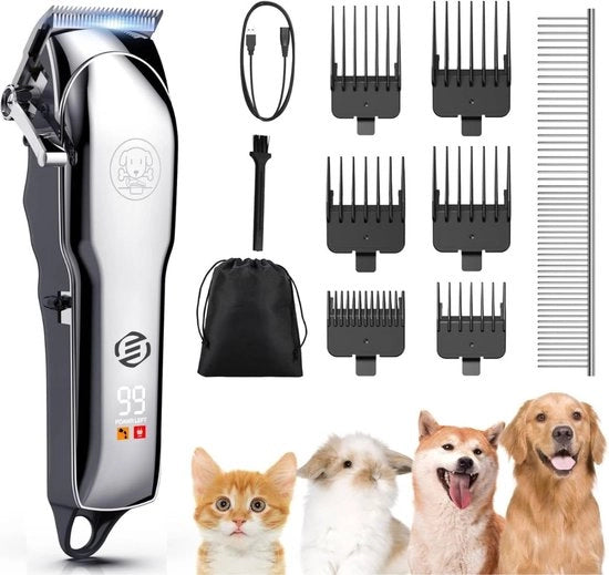 Tondeuse per cani - Trimmer per cani - Tondeuse per peli spessi - Tondeuse per animali - Tondeuse per cani per truccare