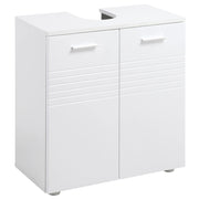 MOBILE SOTTOLAVABO BAGNO A 2 ANTE CON MENSOLA REGOLABILE 60X30PX62.5CM BIANCO