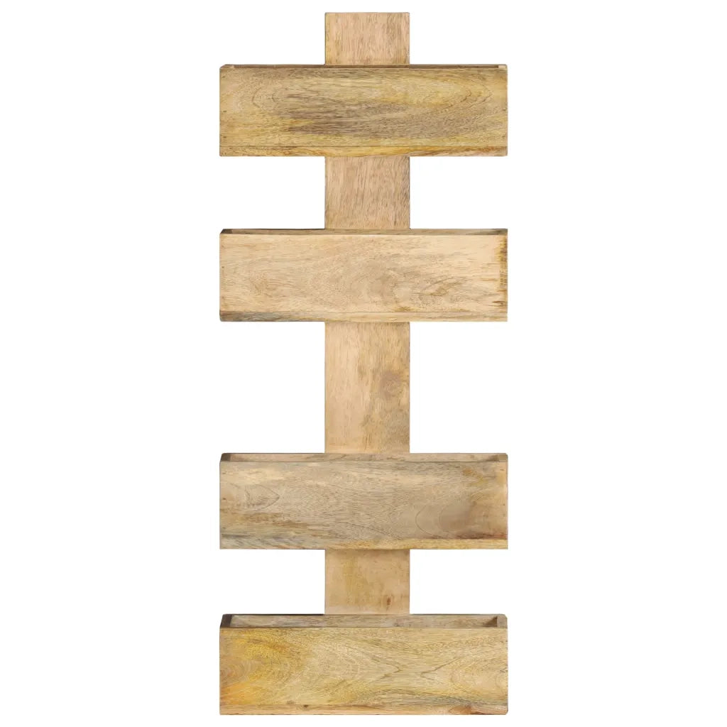 Portariviste a Parete 30x11x72 cm in Legno Massello di Mango 286466