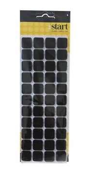 Set 44 Pezzi Feltrino Sedia Adesivo Marrone 20 x 20 mm
