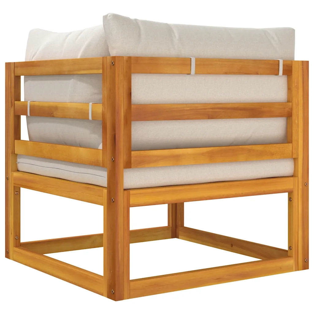 Salotto da Giardino-Set Divani da Giardino 2pz con Cuscini Legno Massello di Acacia 526947