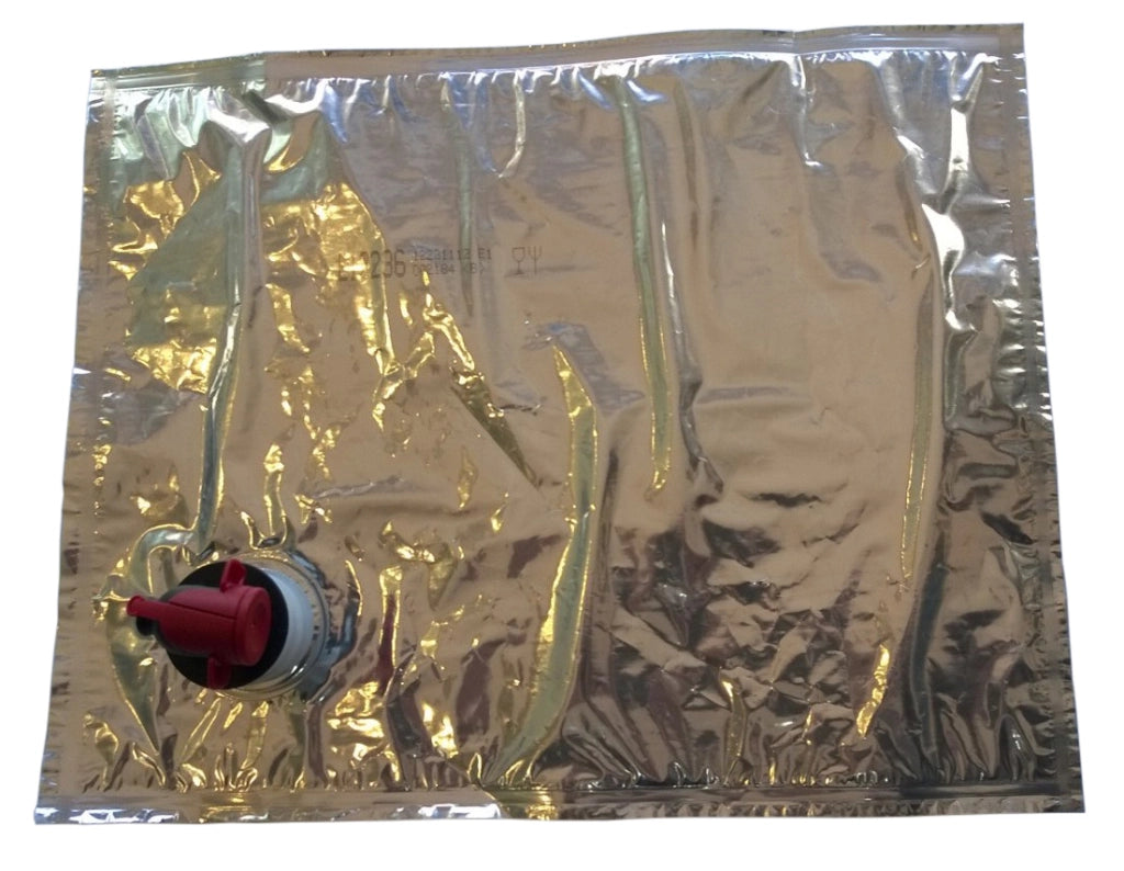 SACCA VINO BAG IN BOX ALLUMINIO C/RUBINETTO 5 L- 15,0 pz