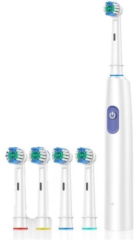 Tandobiettore elettrico rotante, riscaldamento rapido, cura della bocca, nuovo prodotto - bianco, 4 teste