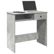 Scrivania Grigio Cemento 80x40x75 cm in Legno Multistrato 860475