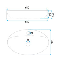 Lavabo Da Appoggio Rea Nastazja 61