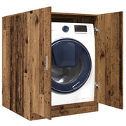 vidaXL Mobile per Lavatrice Legno Antico 70,5x71,5x91,5 cm