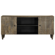 vidaXL Mobile Porta TV Grigio Chiaro 105x33,5x46 cm in Legno Mango