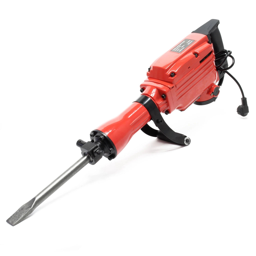 Martello demolitore 1700W con scalpello e accessori per cemento, pietra e muratura 1900 rpm