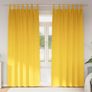 Tende Blackout con Anelli 2 pcs Giallo senape 245 x 140 cm 4107616