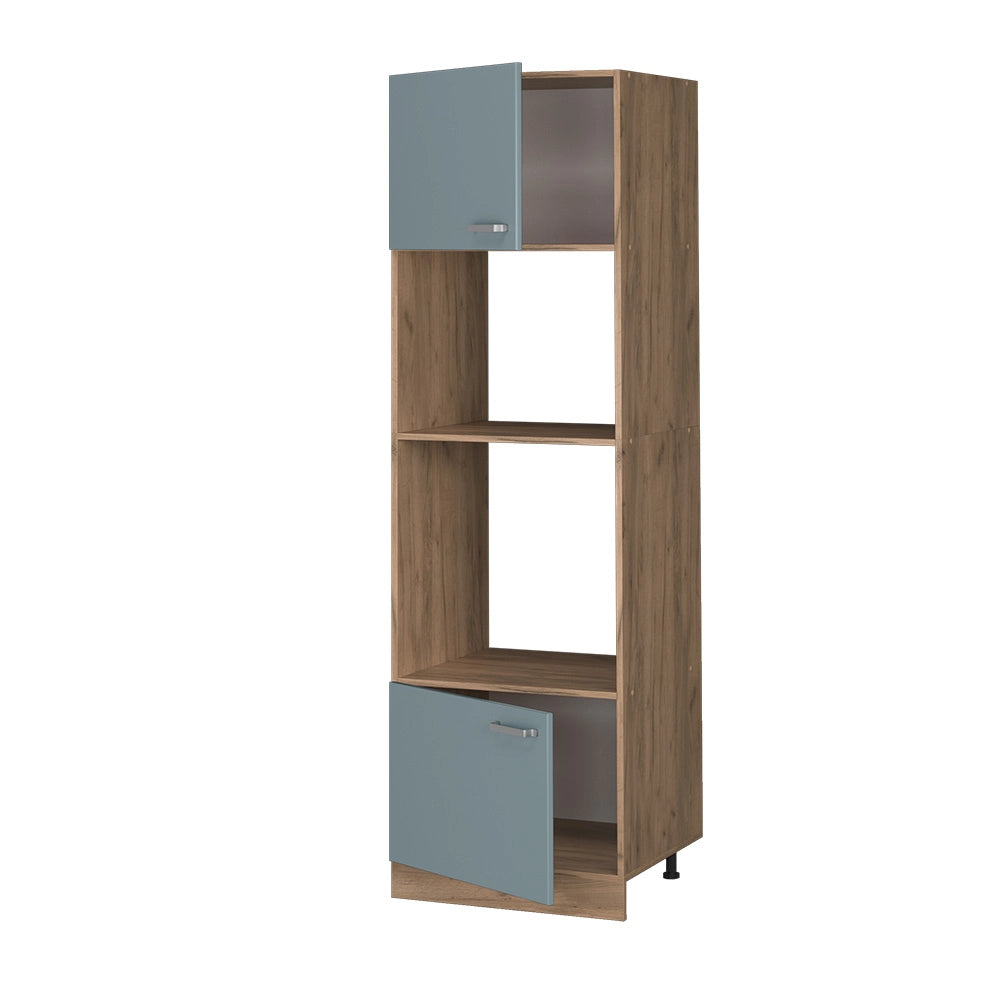 Vicco Set mobili bagno Grigio-blu 60 cm