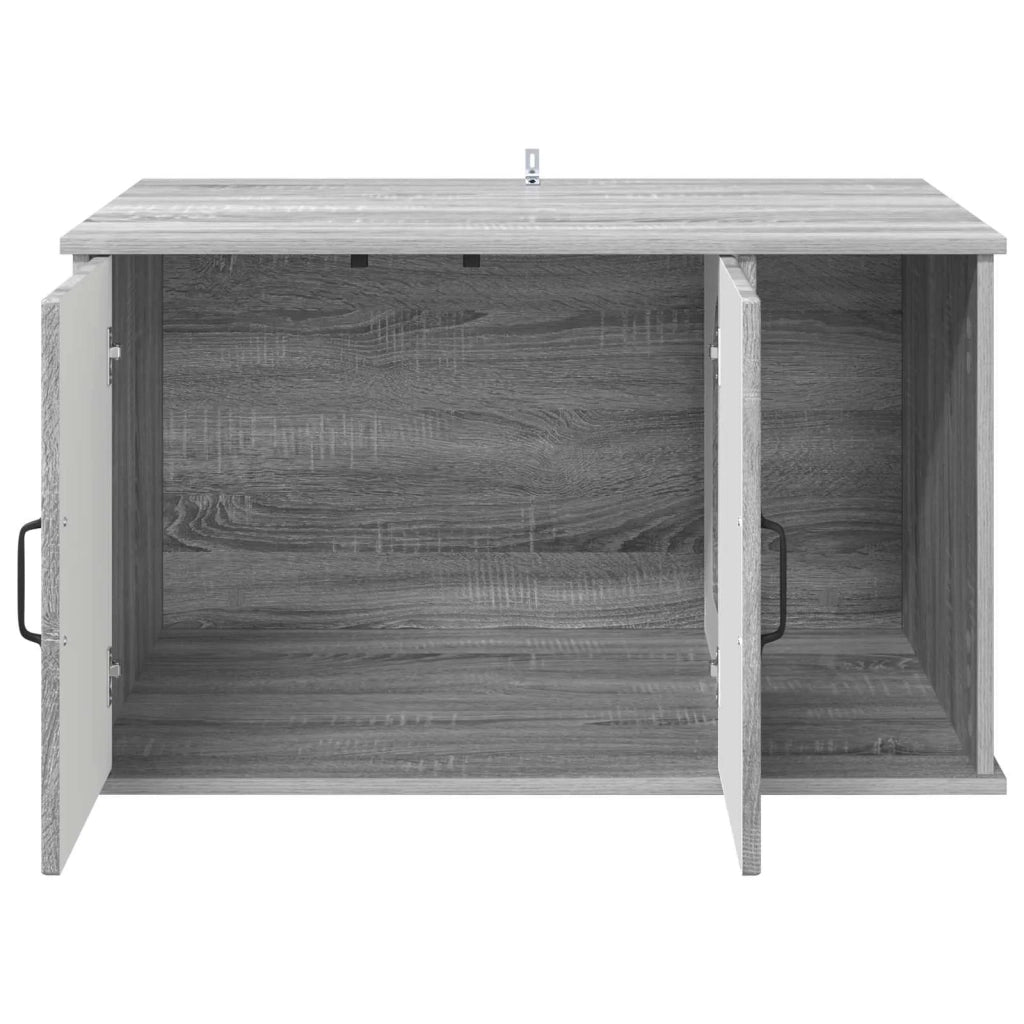 Casa per Gatti Grigio Sonoma 85 x 55 x 50 cm Legno multistrato