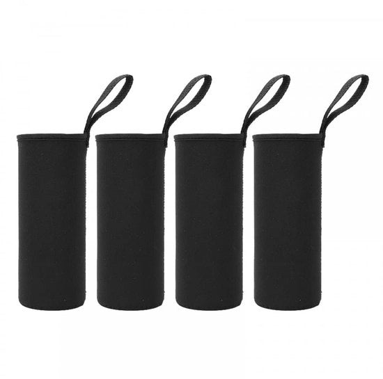 Supporto per bicchieri in neoprene - 4 pezzi - Isolante - Resistente allo scorrimento - Alta elasticità - Progettato per maniglie - Adatto per bicchieri piccoli/grandi - Supporto per bicchieri
