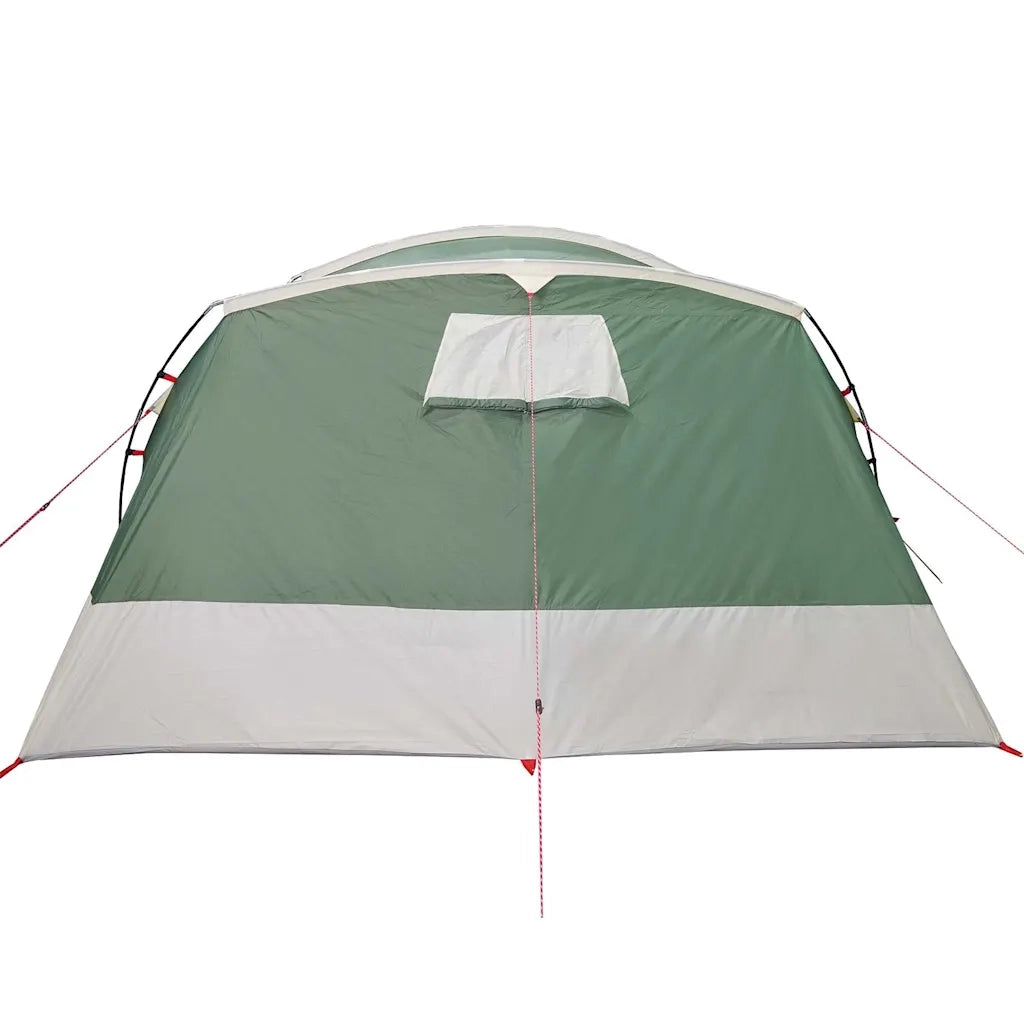 Tenda Familiare a Tunnel per 8 Persone Verde Impermeabile 94749