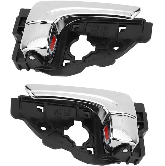 Maniglia di Porta Interno Auto 82620-2S010 82610-2S010 Colore Vivace Interno Sinistra Destra Adatto per Hyundai Tucson/ix35 2010-2014 - Set di 2 - ABS Zinco