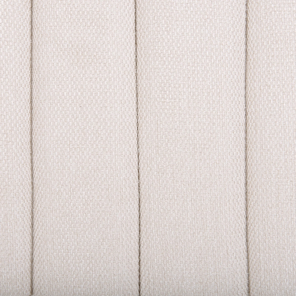 Divano a 3 posti tessuto beige moderno stile retrò soggiorno