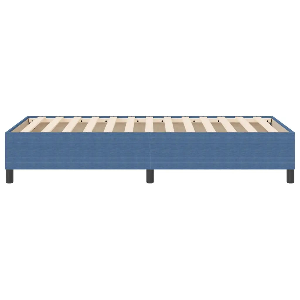 Struttura letto piattaforma-Giroletto-Rete del Letto Blu 90 x 190 cm Tessuto in Cords