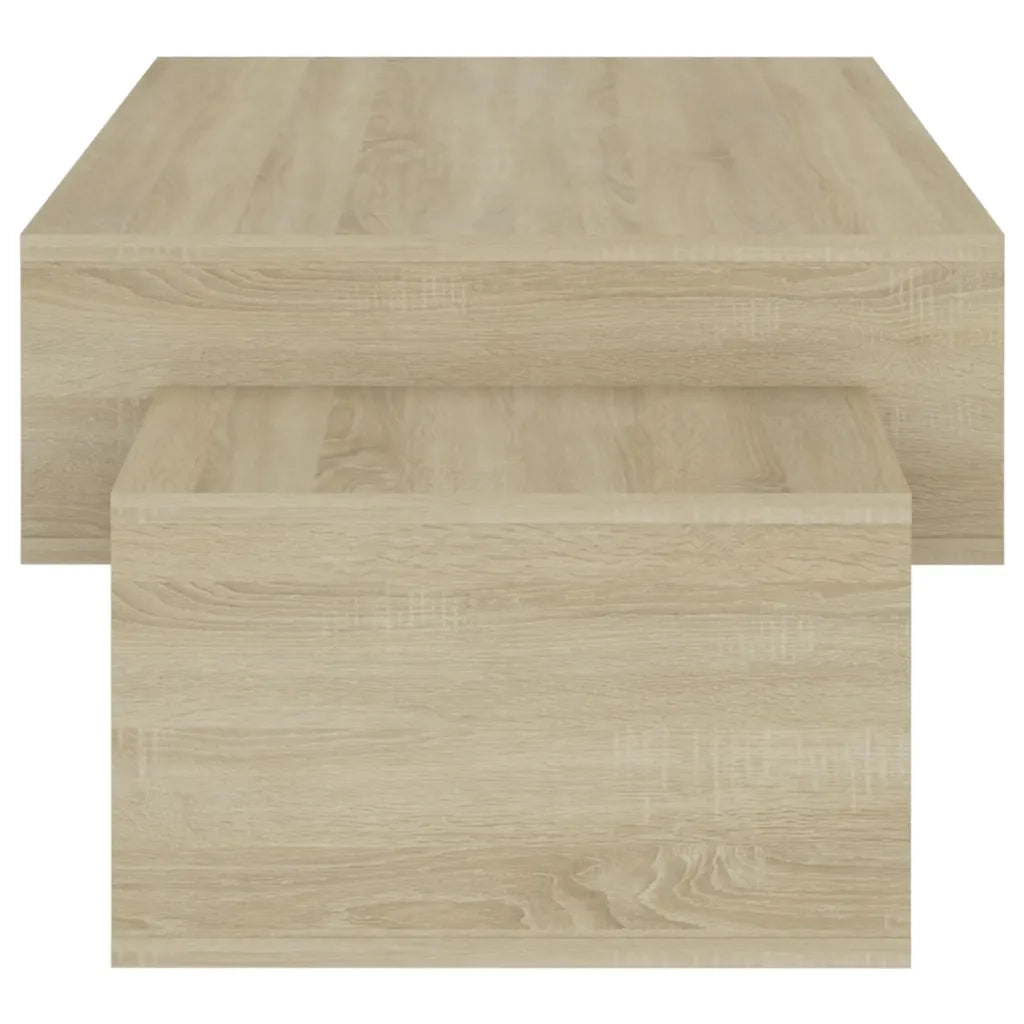 Tavolino da Salotto-Tavolino da soggiorno Rovere Sonoma 105x55x32 cm in Truciolato