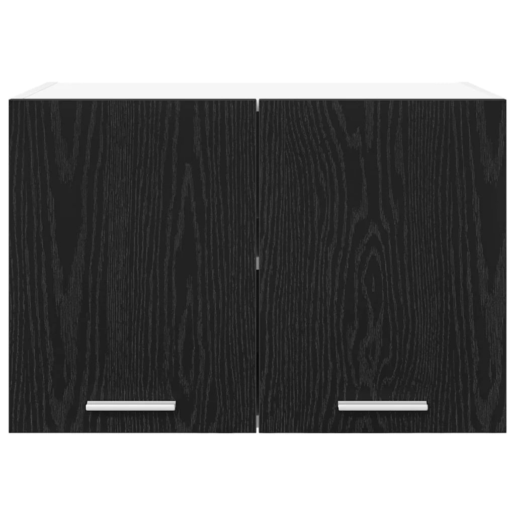 Armadio pensile con porta Rovere Nero e Bianco 60 x 31 x 40 cm 884164