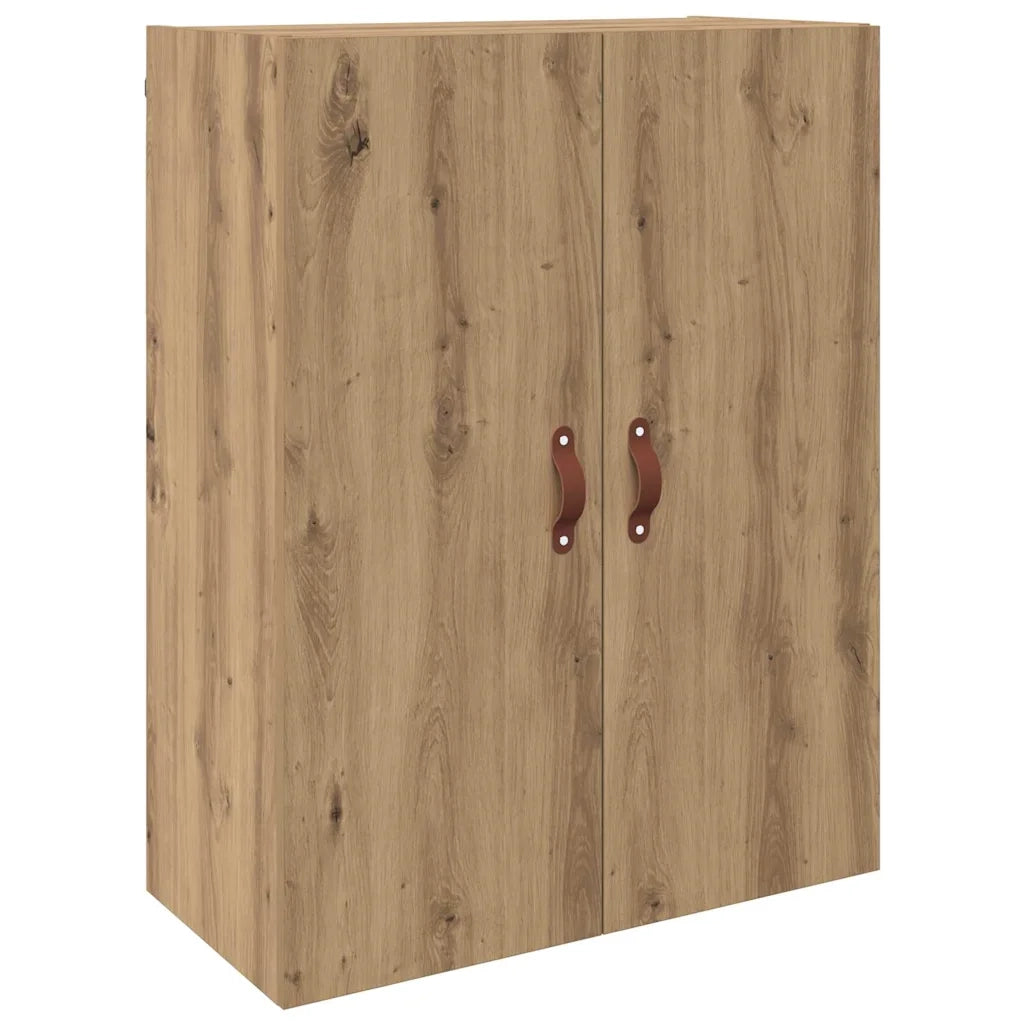 Mobiletto a muro 2 pcs Rovere artigianale 69,5 x 34 x 90 cm