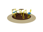 Giostra Carosello e Carosello Light Giochipark inclusiva Ø240cm 2-16 anni - Carosello