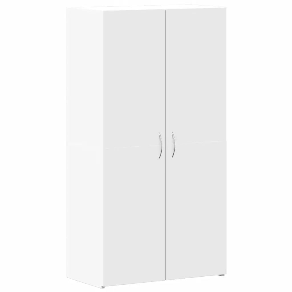 Schedario Bianco 60x32x115 cm in Legno Multistrato
