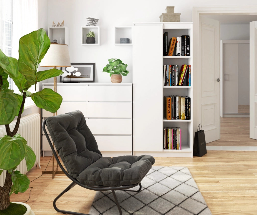 Armadio da ufficio AKORD R80 Bianca 80 cm 1 anta 80x35x180 cm