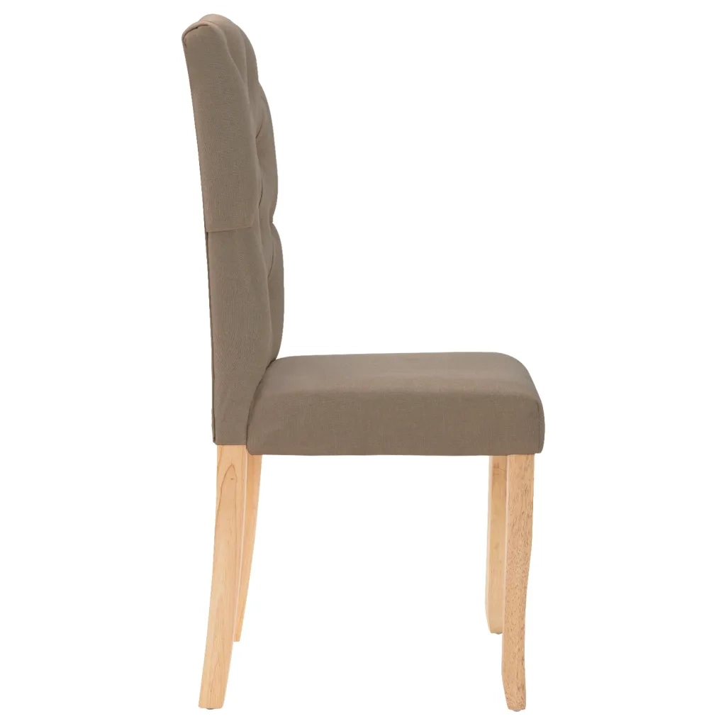 Sedie da Pranzo 4 pz Grigio Talpa in Tessuto cod mxl 29673