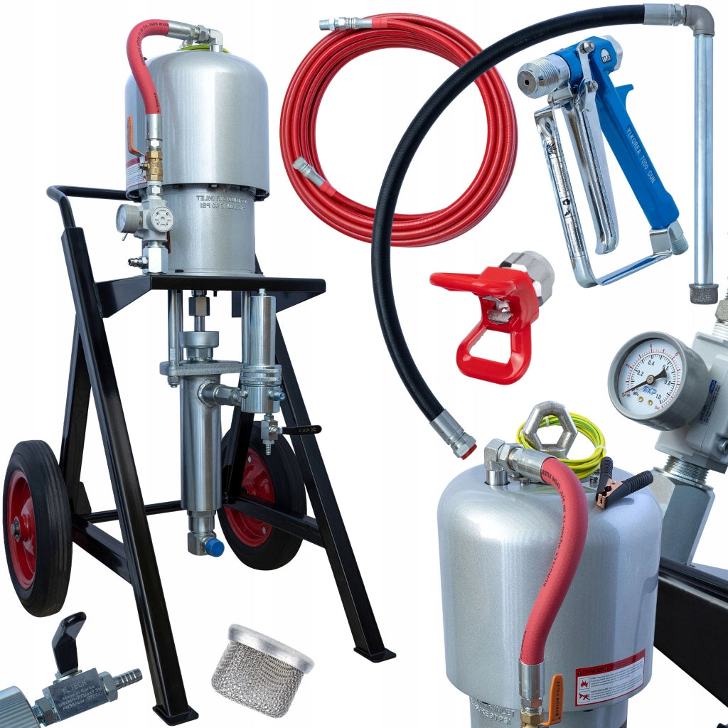 Pompa Airless Pneumatica HeavyCoat HC45 – 315 Bar, 15,8 L/min | Per Vernici Densi e Anticorrosione