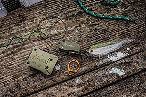 Gerber 30-001436DIP FreeHander Nip and Clip Fishing Multitool 8 funzioni in acciaio inox apertura a una mano colore Verde Oliva