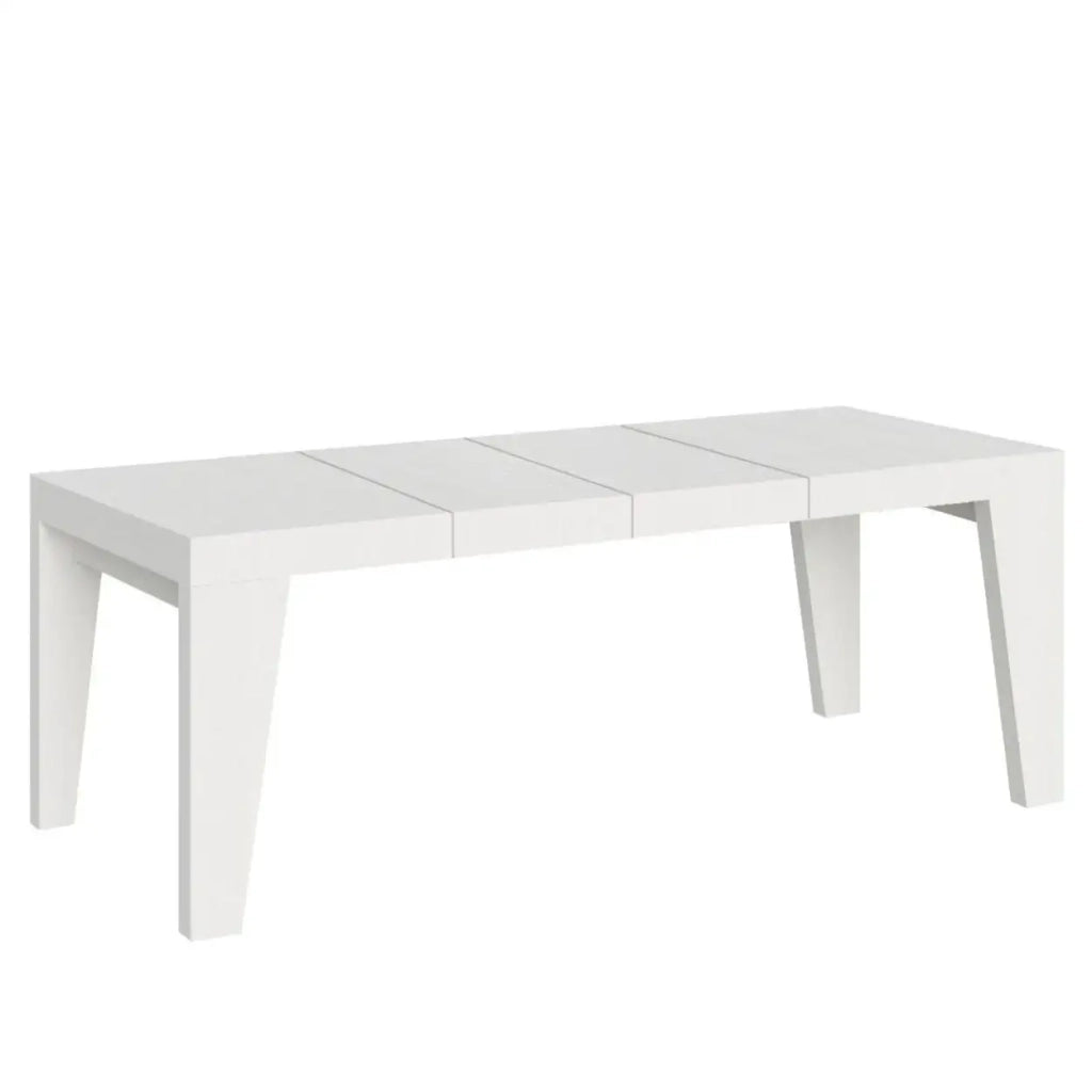 Tavolo allungabile 180/284x90 cm Naxy Premium colore bianco frassino