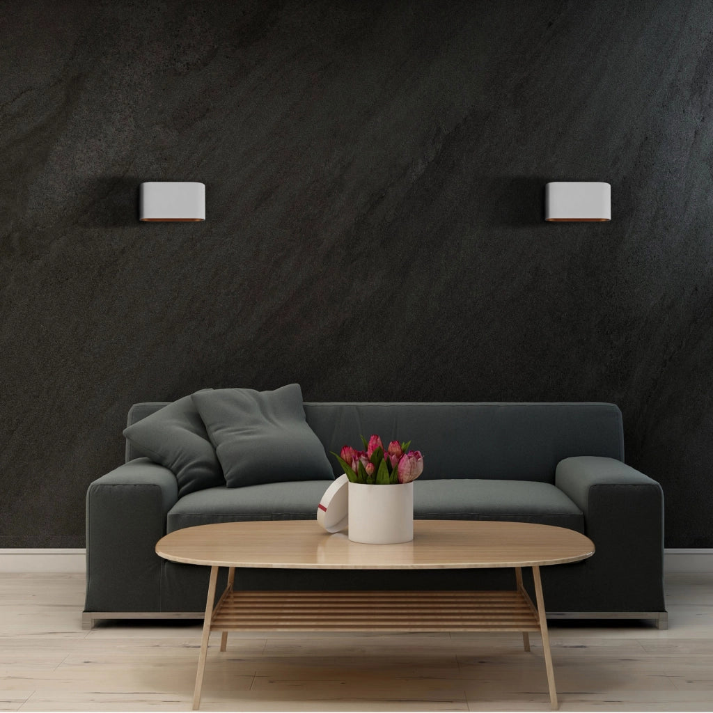 Applique da parete ELISSA bianco oro in alluminio 1xG9 Polux