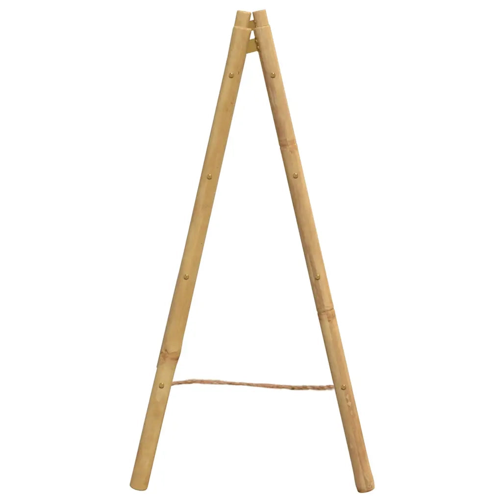 Scala Portasciugamani Doppia con 4 Pioli 90x50x100 cm in BambÃ¹