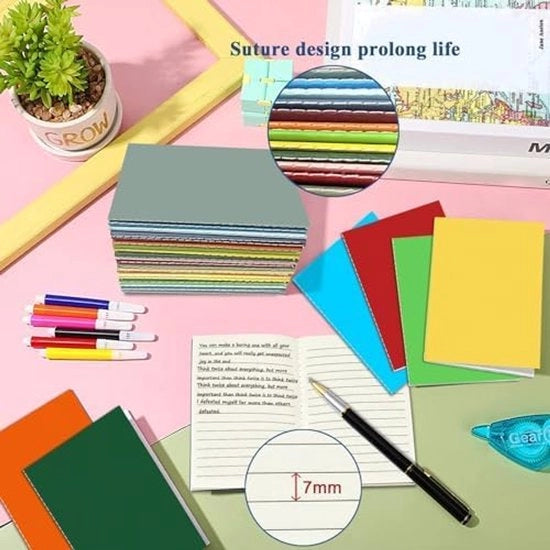 Quaderno di appunti gelatinato per bambini e studenti - 24 pezzi - 8,9 x 12,7 cm