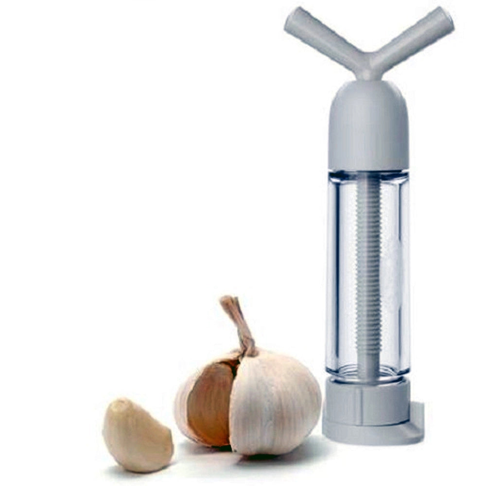 Trade Shop - Pressa Trita Aglio Machine Cipolla A Torchietto Contenitore Sminuzza Garlic -